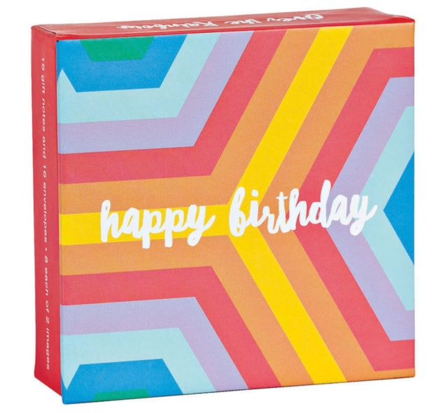 Over the Rainbow Mini FlipTop Notecard Box-9781623257163