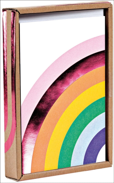 Over the Rainbow Luxe Foil Notecard Box-9781623257170