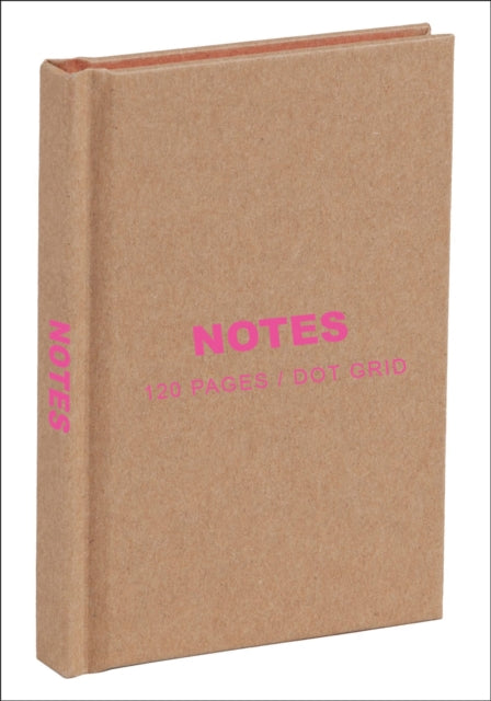 Kraft and Pink Mini Notebook : Dot Grid Paper-9781623259433