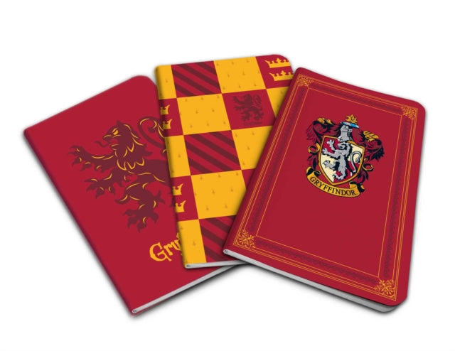 Harry Potter: Gryffindor Pocket Notebook Collection : Set of 3-9781647220099