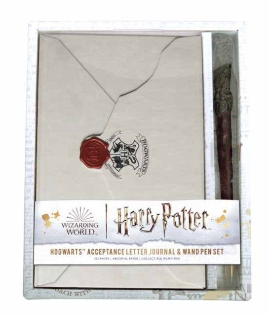 Harry Potter: Hogwarts Acceptance Letter Journal and Wand Pen Set-9781647228750