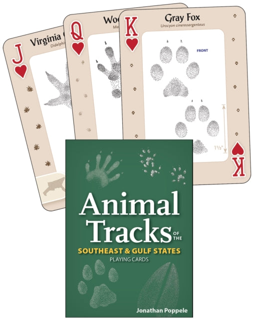 Animal Tracks of the Southeast & Gulf States Playing Cards-9781647553777