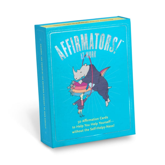 Knock Knock Affirmators! at Work: 50 Affirmation Cards to Help You Help Yourself?-without the Self-Helpy-Ness!-9781683490555