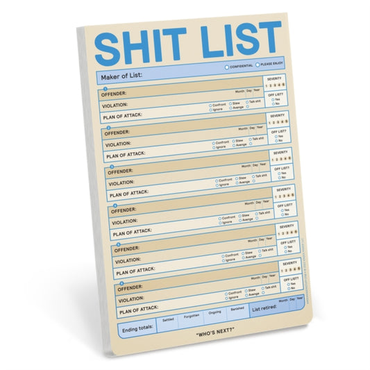 Knock Knock Shit List Pad (Pastel Version)-9781683493846