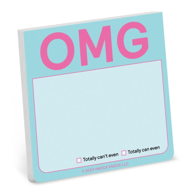 Knock Knock OMG Sticky Note (Pastel Version)-9781683493853