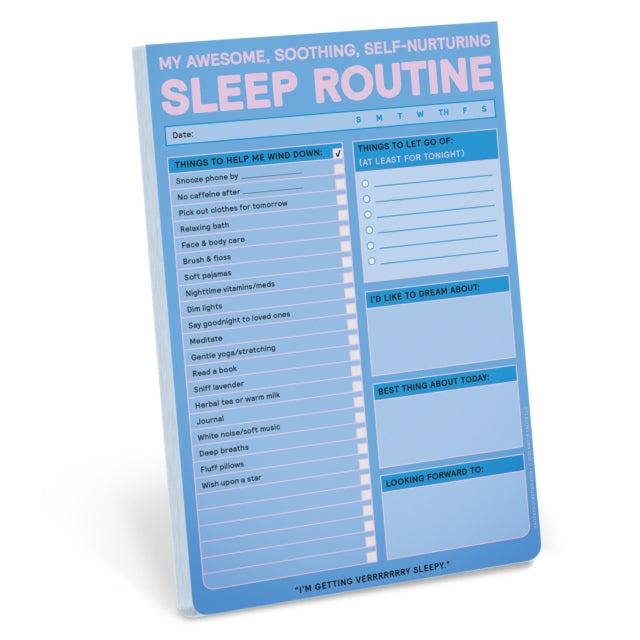 Knock Knock Sleep Routine Pad-9781683494010