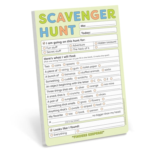 Knock Knock Kids Scavenger Hunt Playtime Pads-9781683495024