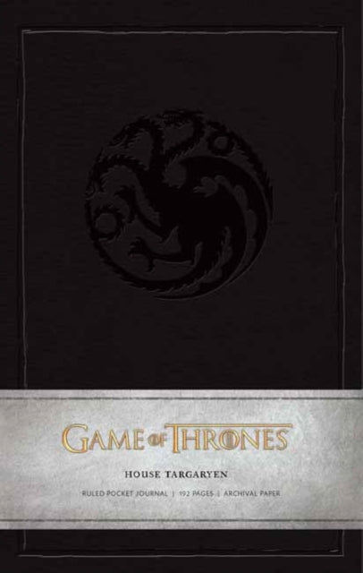 Game of Thrones : House Targaryen Ruled Pocket Journal-9781683830399