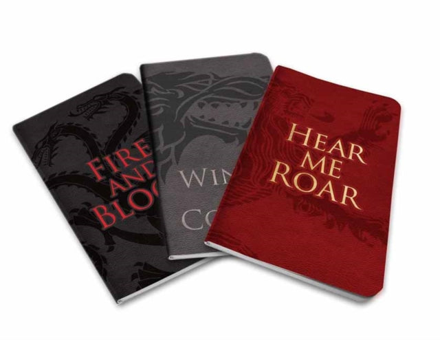 Game of Thrones: Pocket Notebook Collection : House Words Set of 3-9781683836629