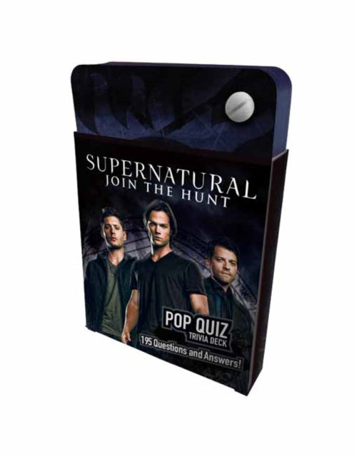 Supernatural Pop Quiz Trivia Deck-9781683837350