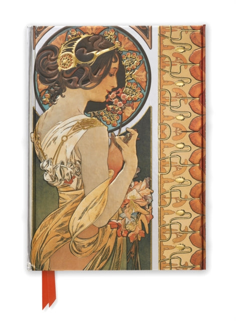 Mucha: Cowslip and Documents Decoratifs (Foiled Journal)-9781783611874