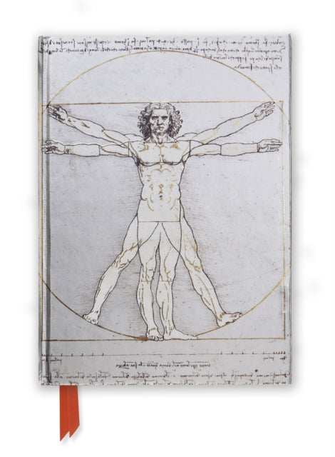 Da Vinci: Vitruvian Man (Foiled Journal)-9781783616671