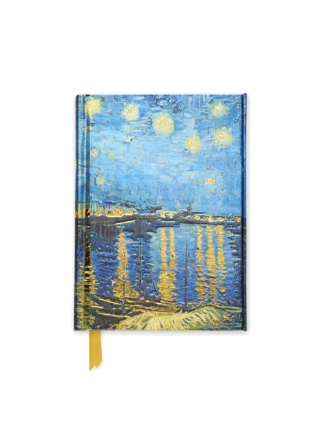 Van Gogh: Starry Night over the Rhone (Foiled Pocket Journal)-9781783616763