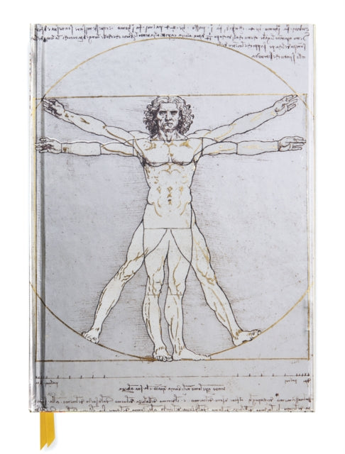 Da Vinci: Vitruvian Man (Blank Sketch Book)-9781786640192