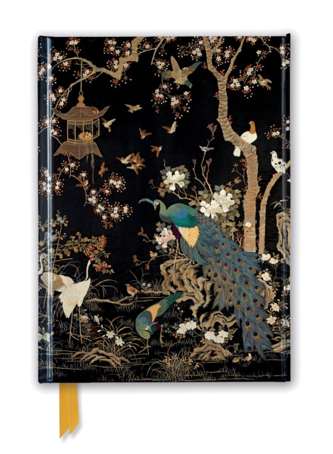 Ashmolean Museum: Embroidered Hanging with Peacock (Foiled Journal)-9781787550315