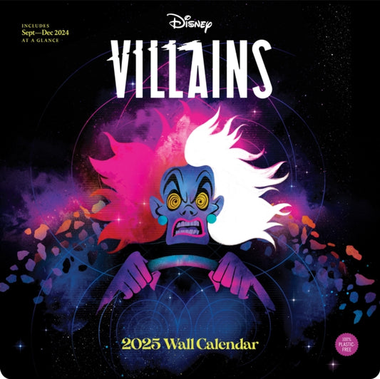 Disney Villains 2025 Wall Calendar-9781797228815