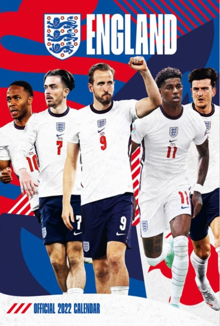 The Official England Men Football A3 Calendar 2022-9781801220361