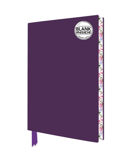 Purple Blank Artisan Notebook (Flame Tree Journals)-9781804171943