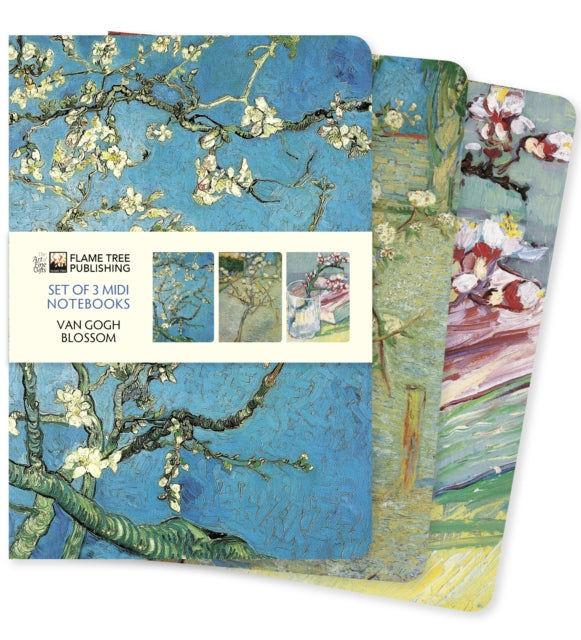 Vincent van Gogh: Blossom Set of 3 Midi Notebooks-9781804172179