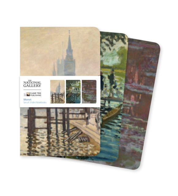 National Gallery: Monet Set of 3 Mini Notebooks-9781804173053