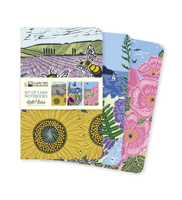 Kate Heiss Set of 3 Mini Notebooks-9781804173060