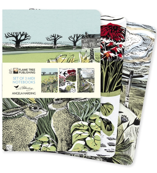 Angela Harding Set of 3 Midi Notebooks - Landscapes-9781804173183