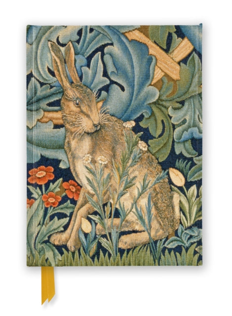 V&A: William Morris: Hare from The Forest Tapestry (Foiled Journal)-9781804173510