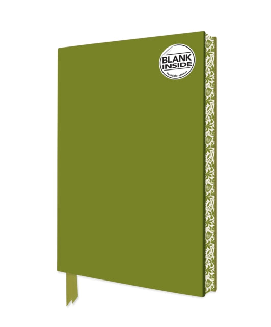 Sage Green Blank Artisan Notebook (Flame Tree Journals)-9781804173572