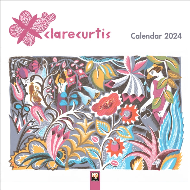 Clare Curtis Wall Calendar 2024 (Art Calendar)-9781804174104