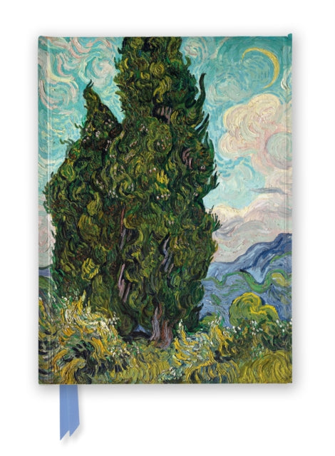 Vincent van Gogh: Cypresses (Foiled Journal)-9781804176498