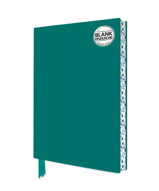 Teal Blank Artisan Notebook (Flame Tree Journals)-9781804176993