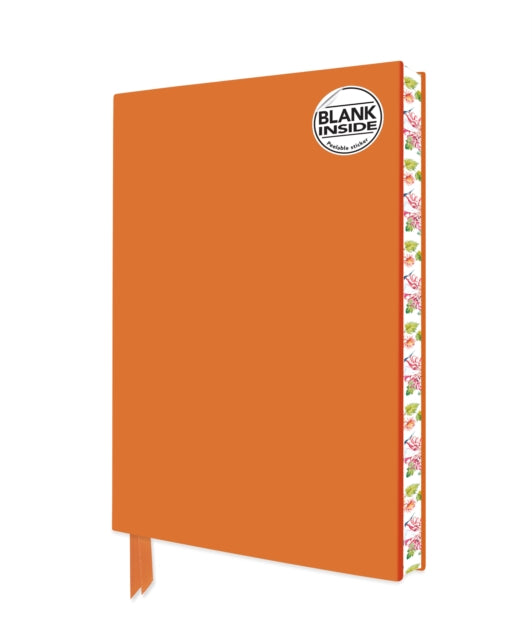 Orange Blank Artisan Notebook (Flame Tree Journals)-9781804178294