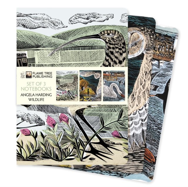 Angela Harding: Wildlife Set of 3 Standard Notebooks-9781804178379