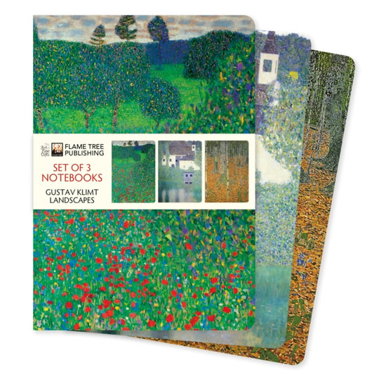 Gustav Klimt: Landscapes Set of 3 Standard Notebooks-9781804179246