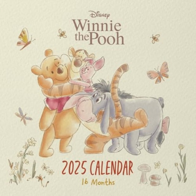 Winnie the Pooh (Crafting New Beginnings) 2025 Square Calendar-9781804231609