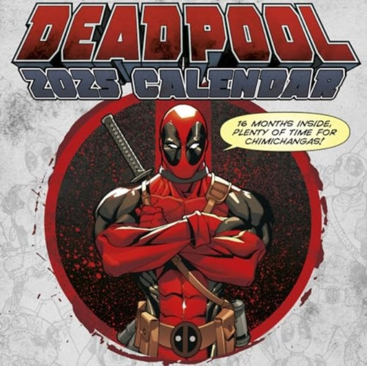 Deadpool 2025 Square Calendar-9781804231654