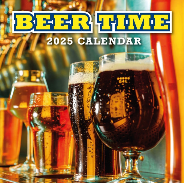 Beer Time 2025 Square Wall Calendar-9781804425725