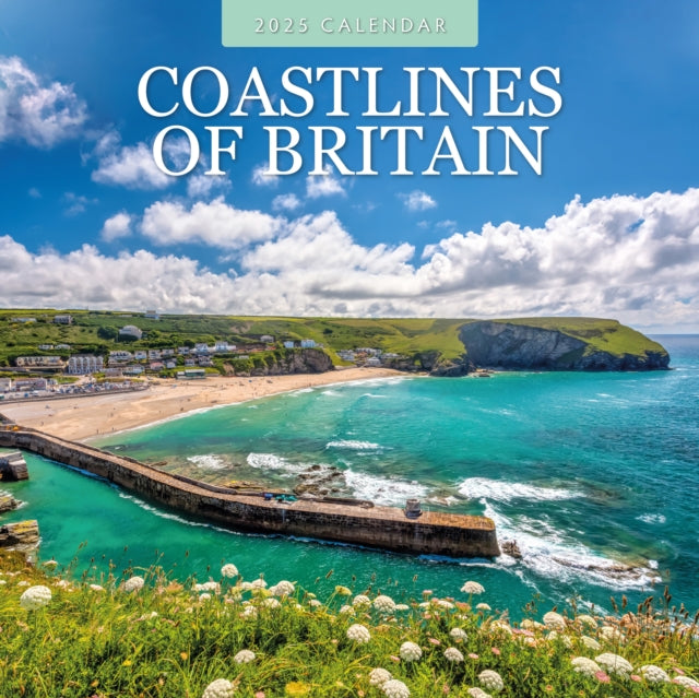 Coastlines of Britain 2025 Square Wall Calendar-9781804425831