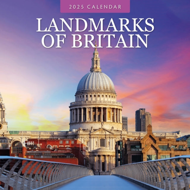 Landmarks of Britain 2025 Square Wall Calendar-9781804425886