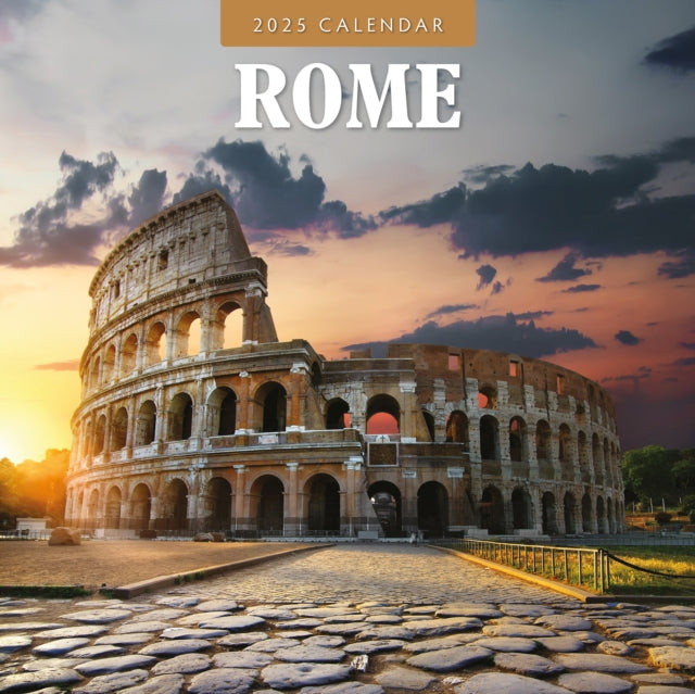 Rome 2025 Square Wall Calendar-9781804426425