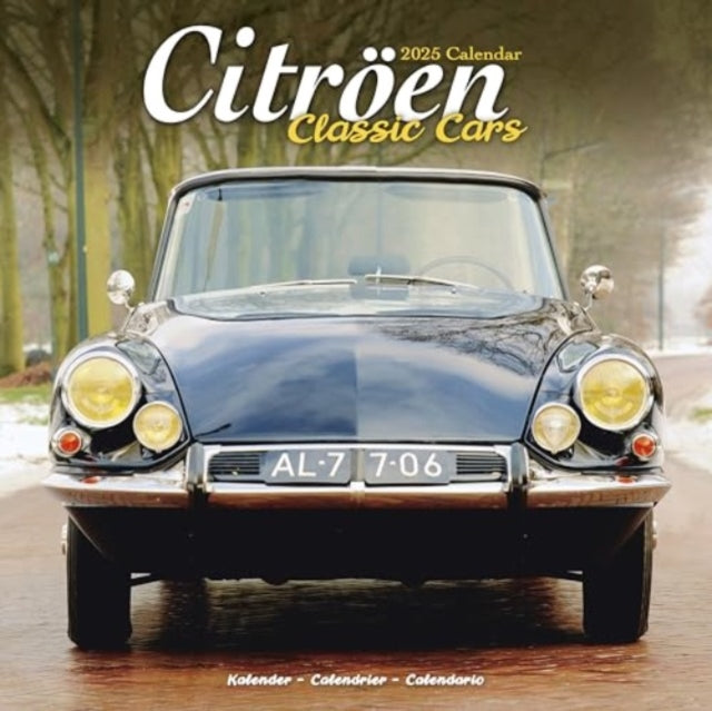 Citroen Classic Cars Calendar 2025  Square Car Wall Calendar - 16 Month-9781804604601