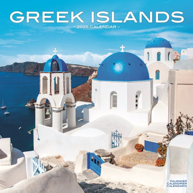 Greek Islands Square Wall Calendar 2025-9781804604687