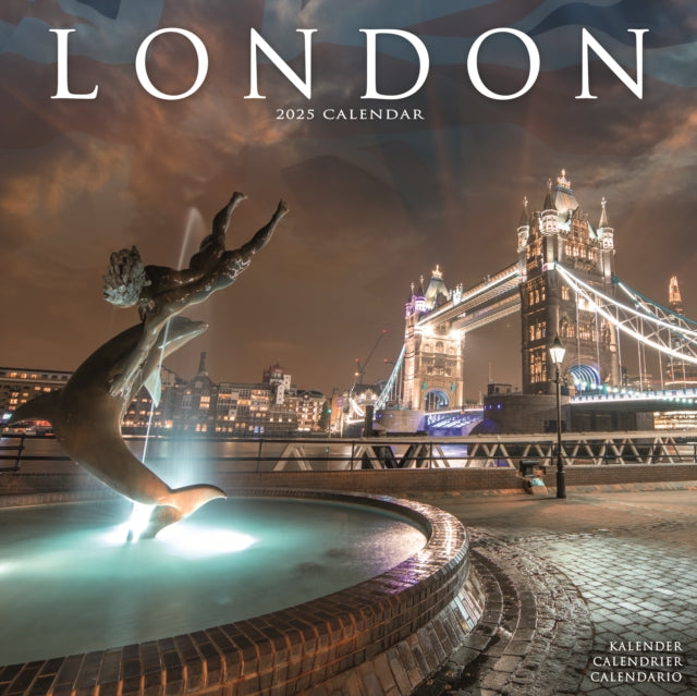 London Square Wall Calendar 2025-9781804604755