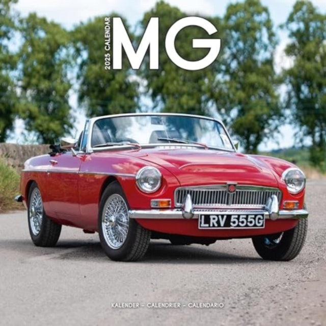 MG Calendar 2025  Square Car Wall Calendar - 16 Month-9781804604762