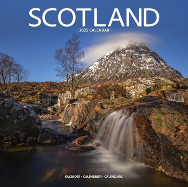 Scotland Calendar 2025  Square Travel Wall Calendar - 16 Month-9781804604847