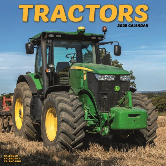 Tractors Square Wall Calendar 2025-9781804604922