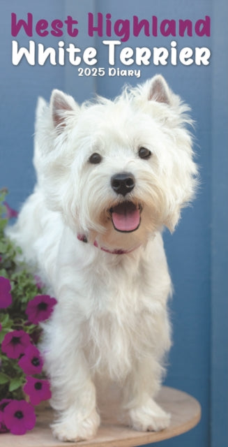 West Highland White Terriers Slim Diary 2025-9781804605868