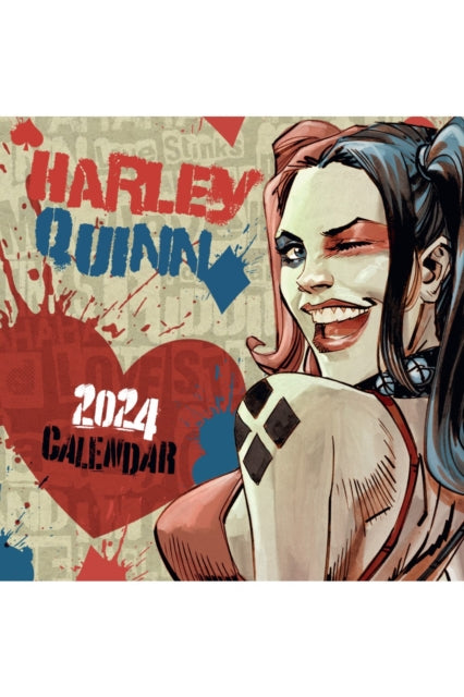 Harley Quinn 2024 Square Wall Calendar-9781805270508