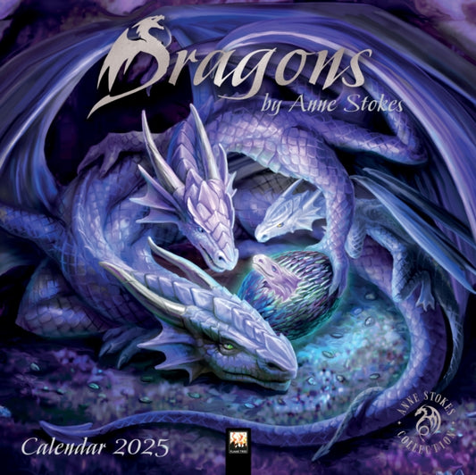 Dragons by Anne Stokes Wall Calendar 2025 (Art Calendar)-9781835620090