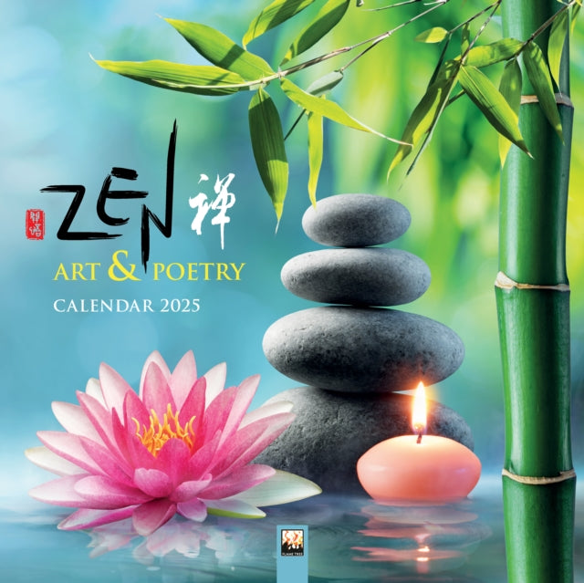 Zen Art & Poetry Wall Calendar 2025 (Art Calendar)-9781835620168